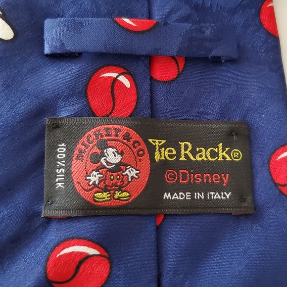 Mickey & Co Tie Rack Made In Italy 100% Silk - Picture 7 of 8